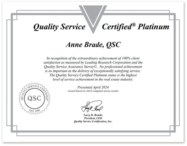 Quality Service Certification